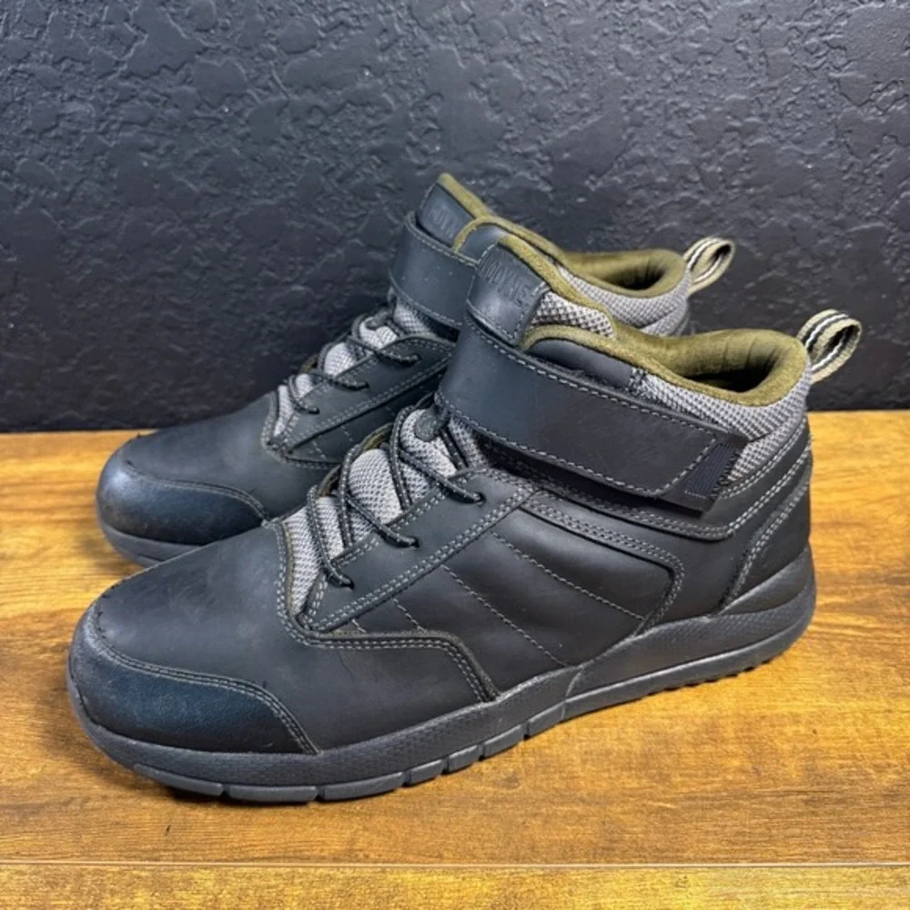 Anodyne No. 56 M056-11-W-100 Black Leather Trail Walking‎ Boot Mens 10W Wide